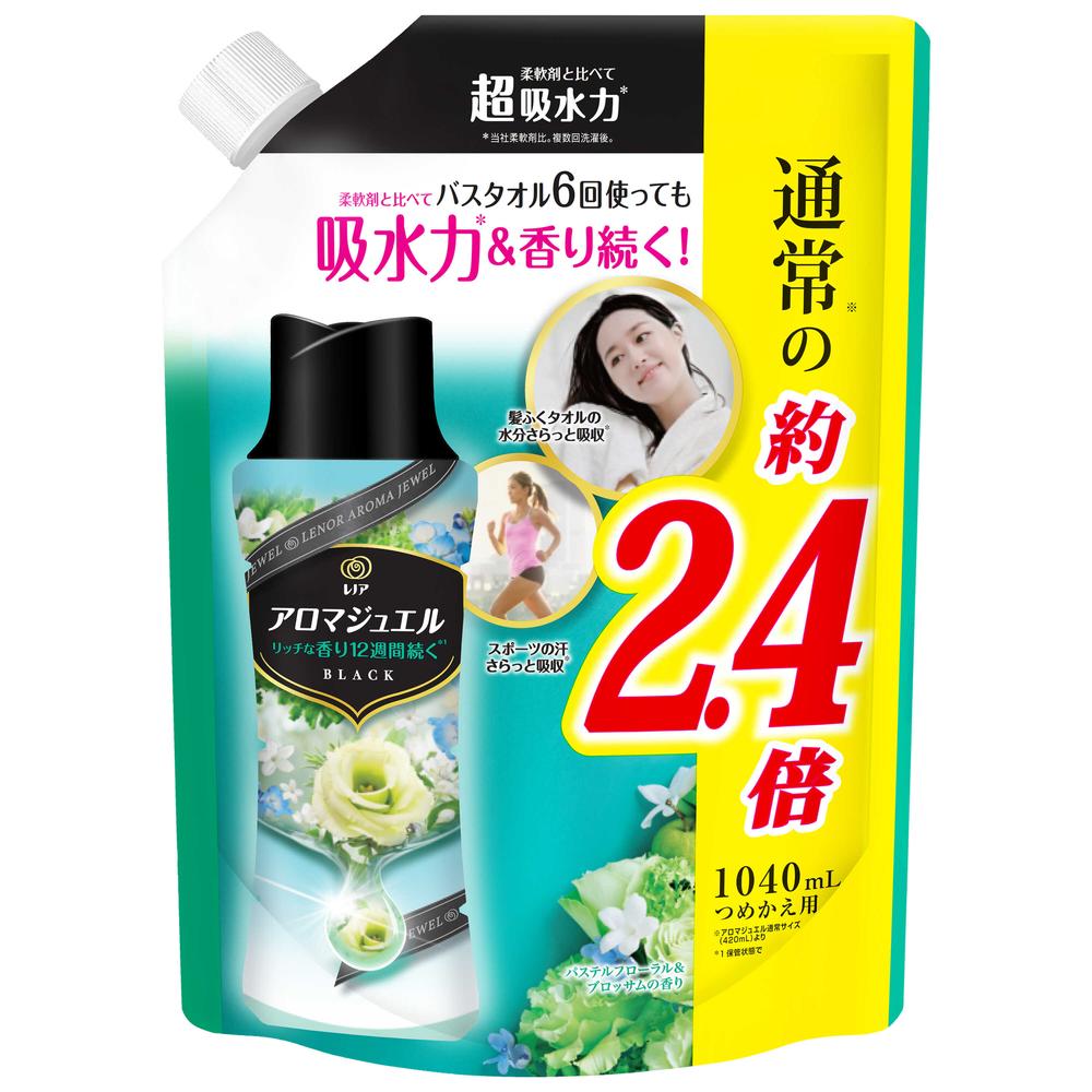 楽天市場】P&G レノア ハピネス アロマジュエル 香り付け専用ビーズ パステルフローラル＆ブロッサム 詰め替え 特大 1040mL 【7個セット】  : サンドラッグe-shop