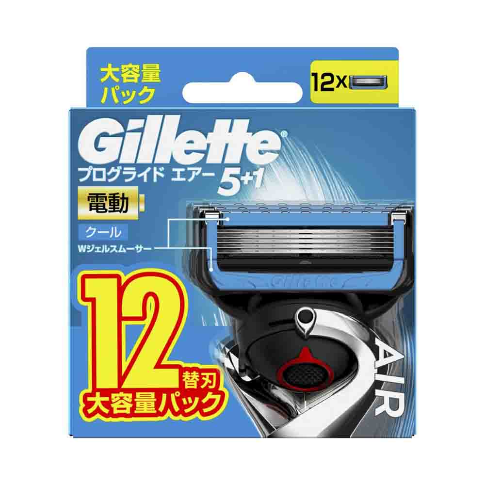 P&G ジレット プログライド エアー電動替刃12B 大容量パック 替刃12個入