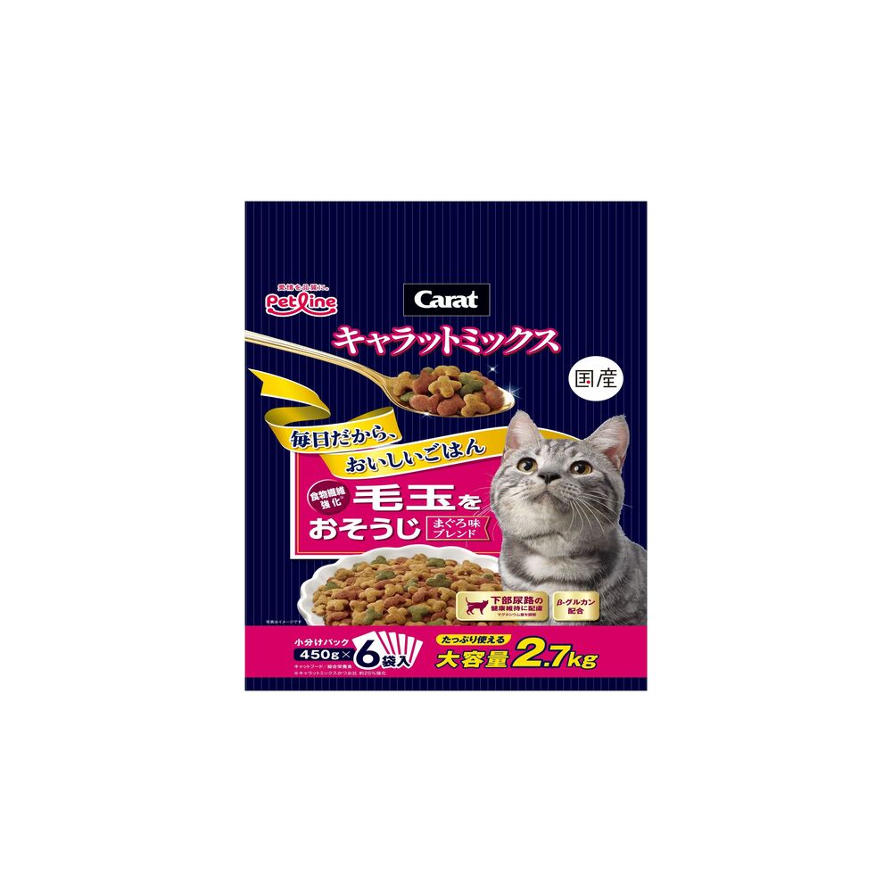 楽天市場】ペットライン キャラットミックス かつお仕立ての