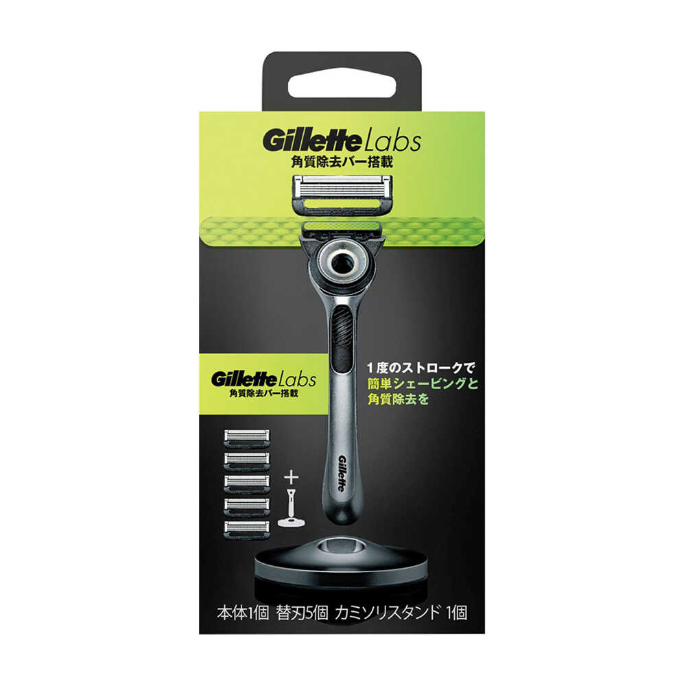 楽天市場】ジレット Gillette Labs 角質除去バー搭載 髭剃り