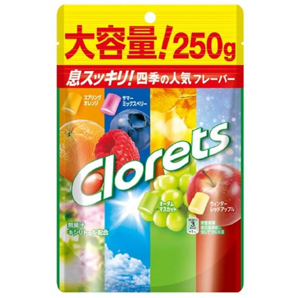 ◆モンデリーズ クロレッツXPシーズンアソートパウチ 250G 【6個セット】