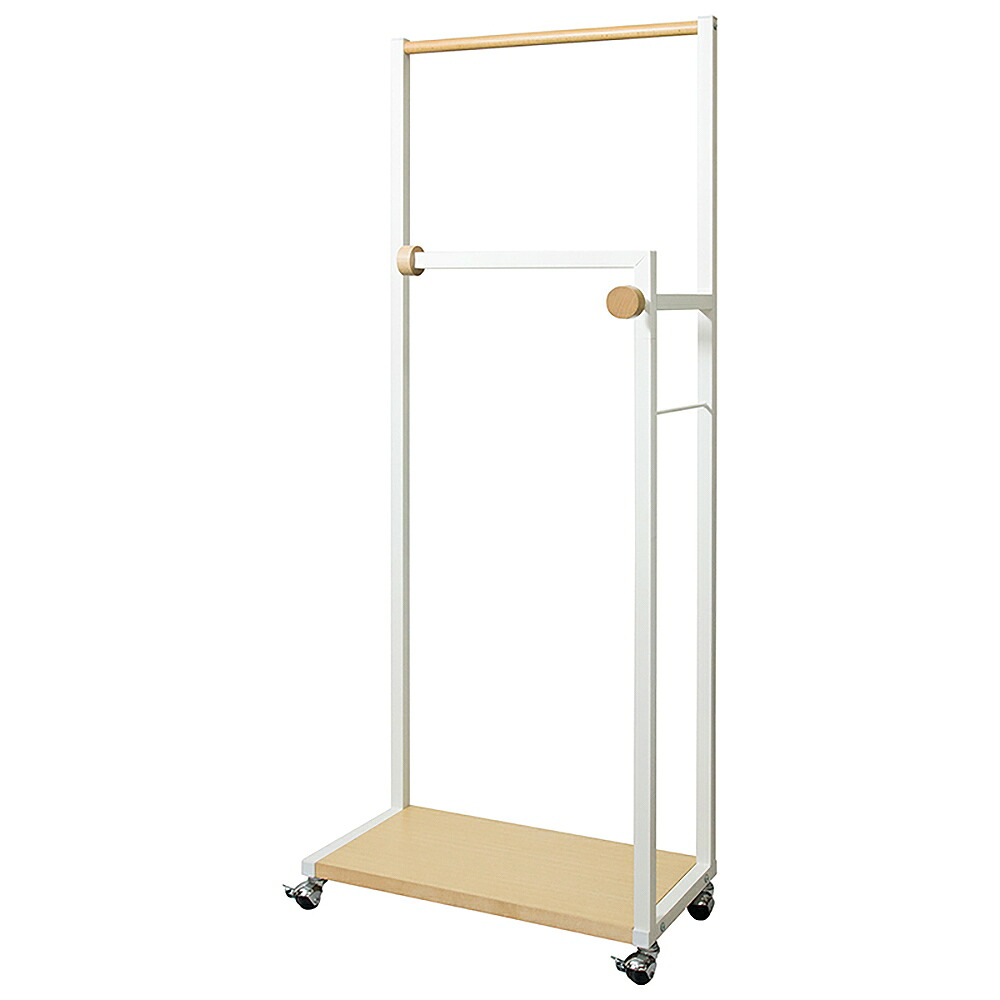 ハンガーラック Paren（パレン）HS-620R WH 組立必要【直送品】 返品・キャンセル・他商品と同時購入は不可｜サンドラッグe-shop