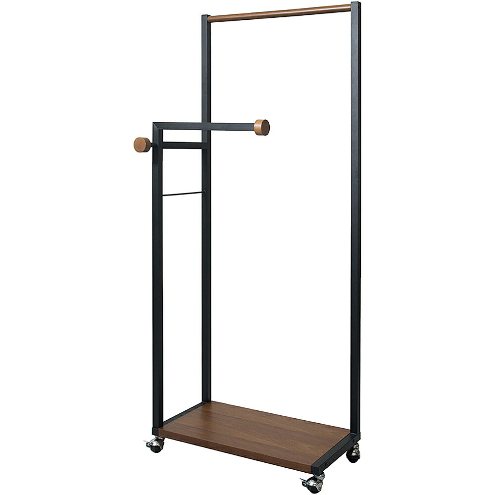 ハンガーラック Paren（パレン）HS-620R BK 組立必要【直送品】 返品・キャンセル・他商品と同時購入は不可｜サンドラッグe-shop