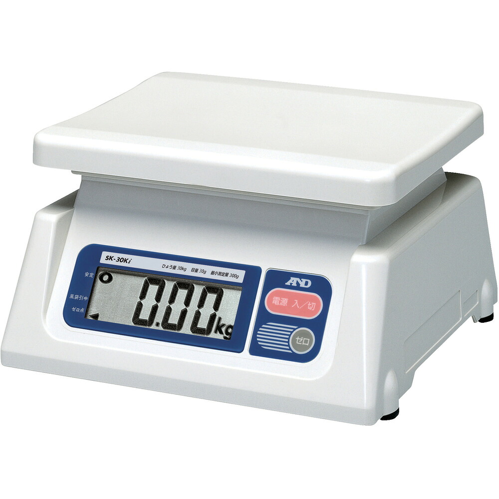 A＆D デジタルはかり（検定付） ひょう量20／30kg 【直送品】 返品・キャンセル・他商品と同時購入は不可 14,707円