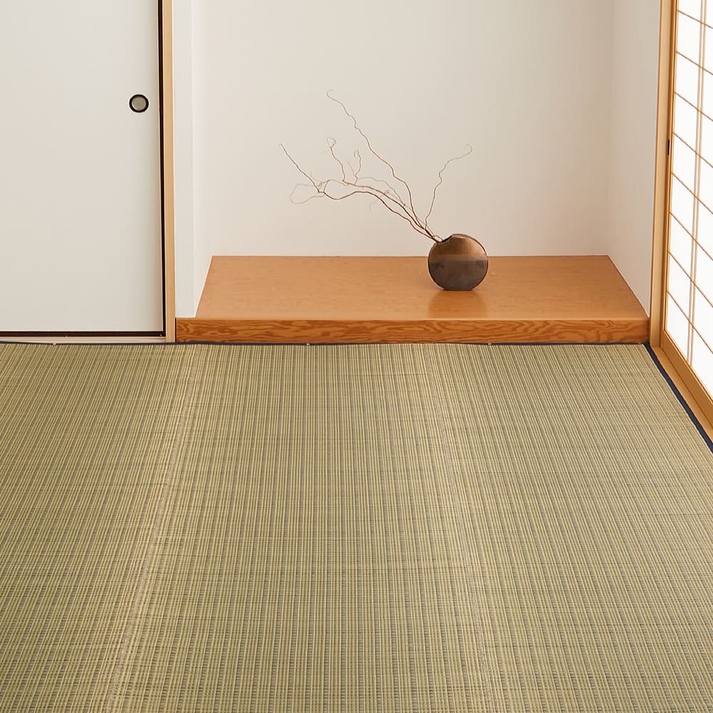 国産い草カーペット 清涼 江戸間4.5畳 ブルー 【直送品】 返品・キャンセル・他商品と同時購入は不可｜サンドラッグe-shop