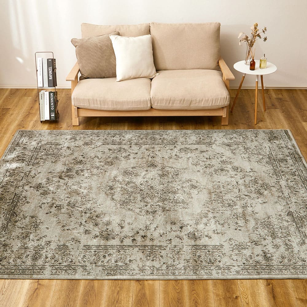 ベルギー製モケットラグ ビオレッタ BR 195&times;195 【直送品】 返品・キャンセル・他商品と同時購入は不可｜サンドラッグe-shop 11,512円