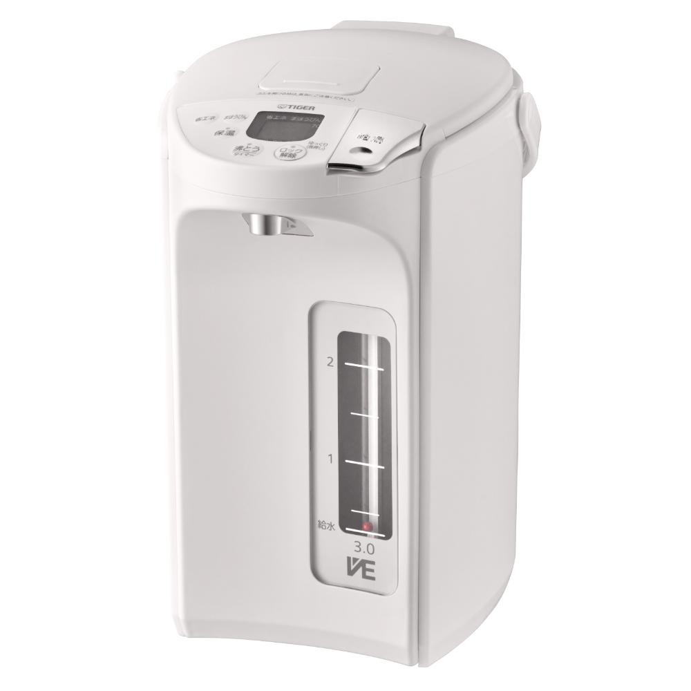 タイガー 蒸気レスVE 電気まほうびん 3.0L PIPG300WE 【直送品】 返品・キャンセル・他商品と同時購入は不可
