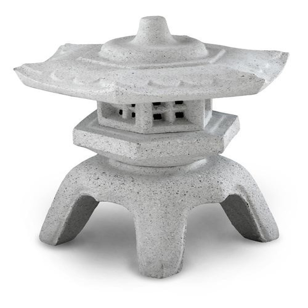 御影調 角雪見灯籠 1尺5寸 1316012 【直送品】 返品・キャンセル・他商品と同時購入は不可