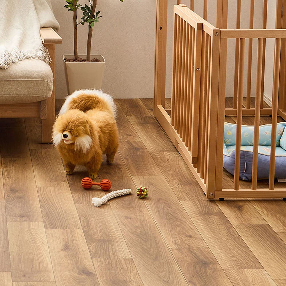 ペット対応 クッションフロア オーク 90×250 【直送品】 返品・キャンセル・他商品と同時購入は不可