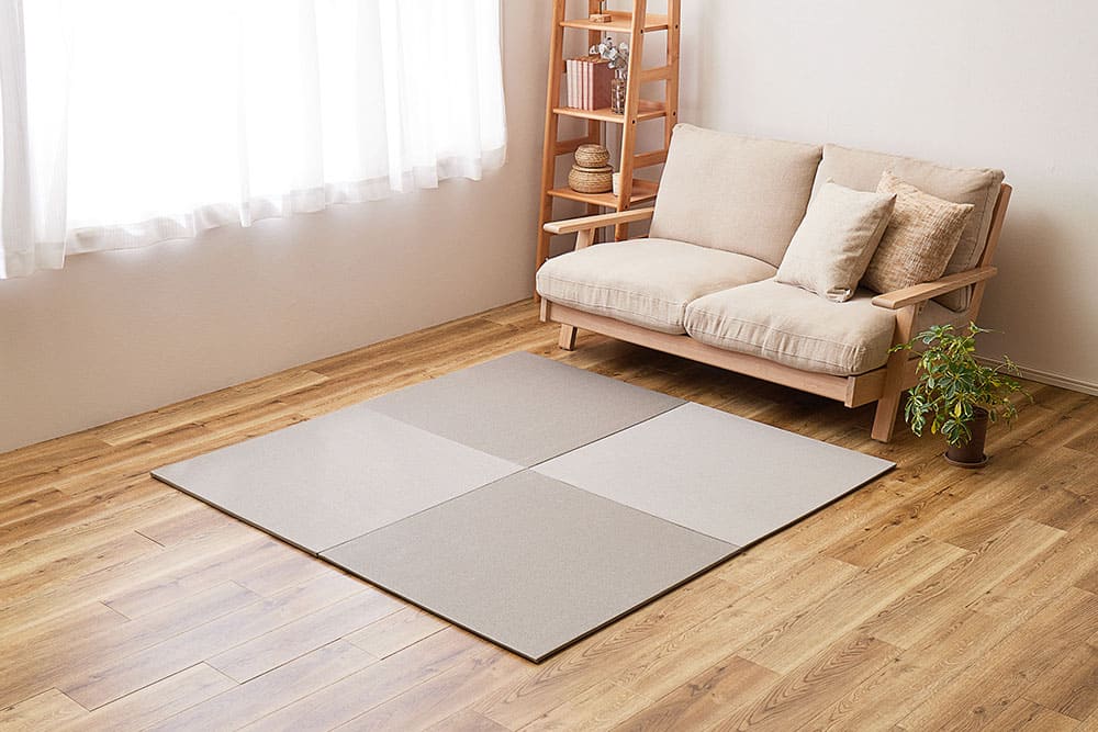 DIY畳 樹 同色6枚セット GYS 82&times;82&times;1.3cm 【直送品】 返品・キャンセル・他商品と同時購入は不可｜サンドラッグe-shop 22,990円