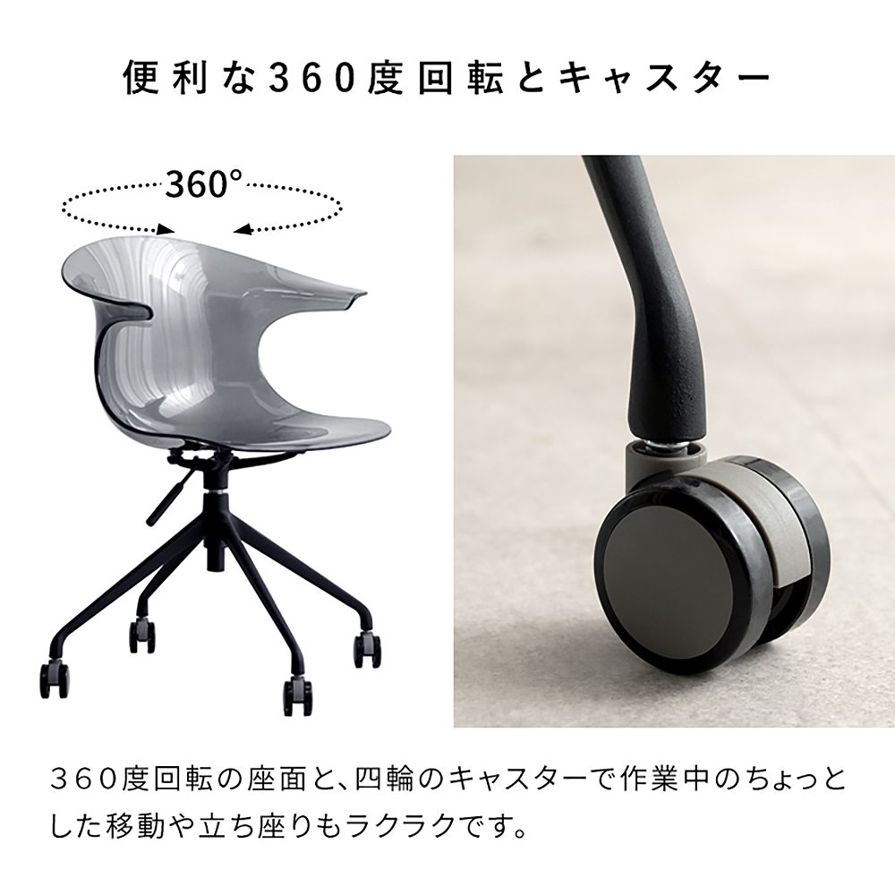 デスクチェア トイス CH-H207 グリーン 組立必要【直送品】 返品・キャンセル・他商品と同時購入は不可