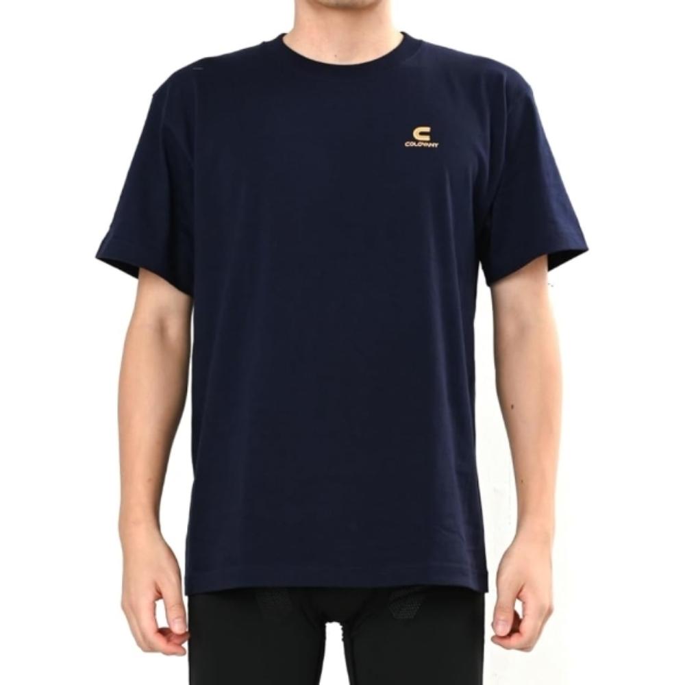 コロバニィ コットン Tシャツ XL ネイビー 10608XL 【直送品】 返品・キャンセル・他商品と同時購入は不可
