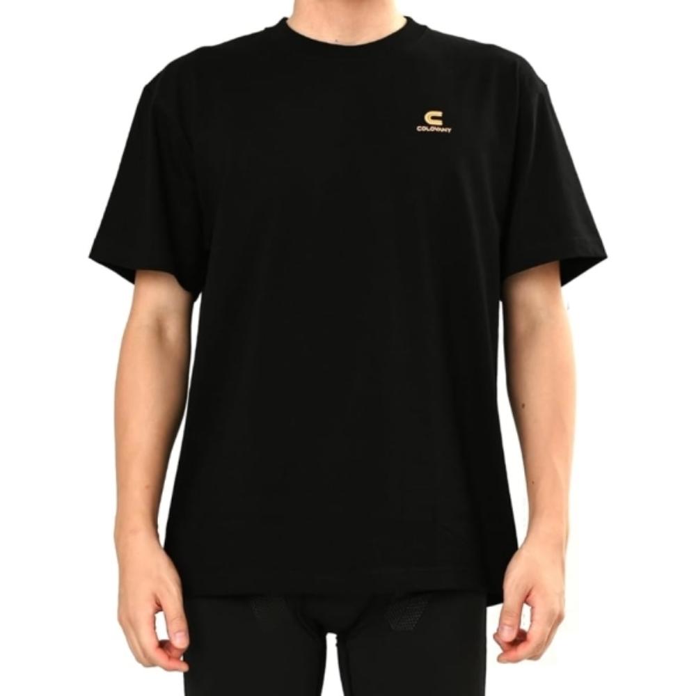 コロバニィ コットン Tシャツ XL ブラック 10616XL 【直送品】 返品・キャンセル・他商品と同時購入は不可