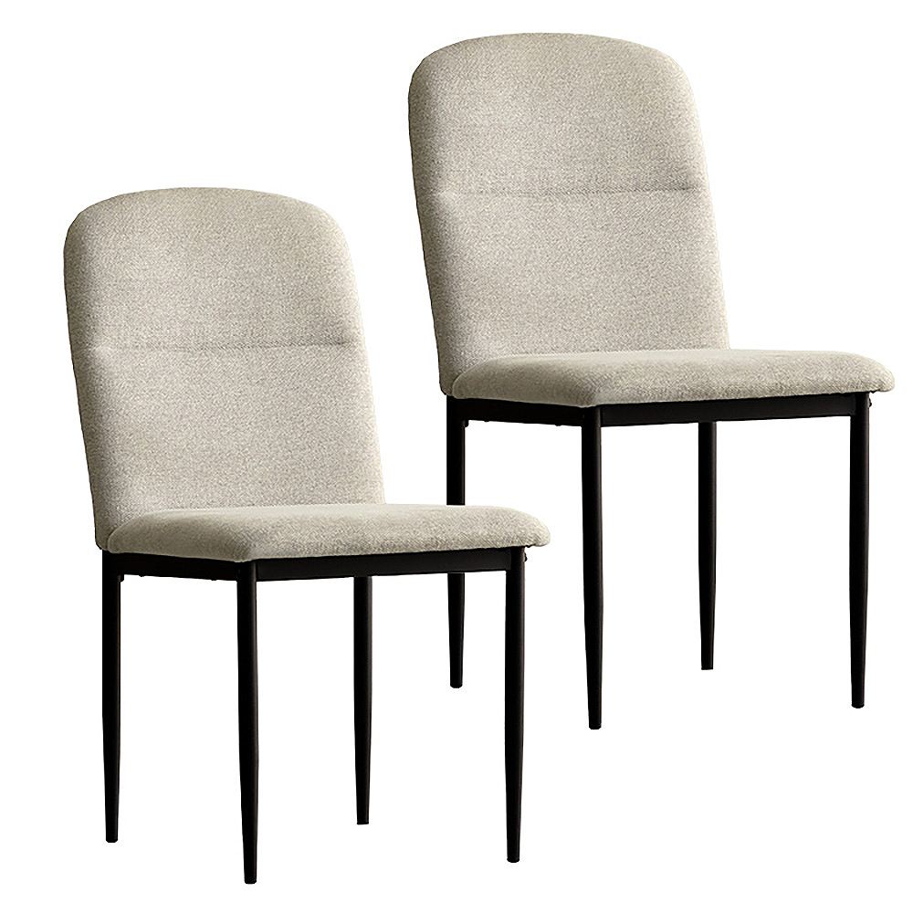 ダイニングチェア パノーラ2脚入 CH-N5787-2 ベージュ 組立必要 【直送品】 返品・キャンセル・他商品と同時購入は不可