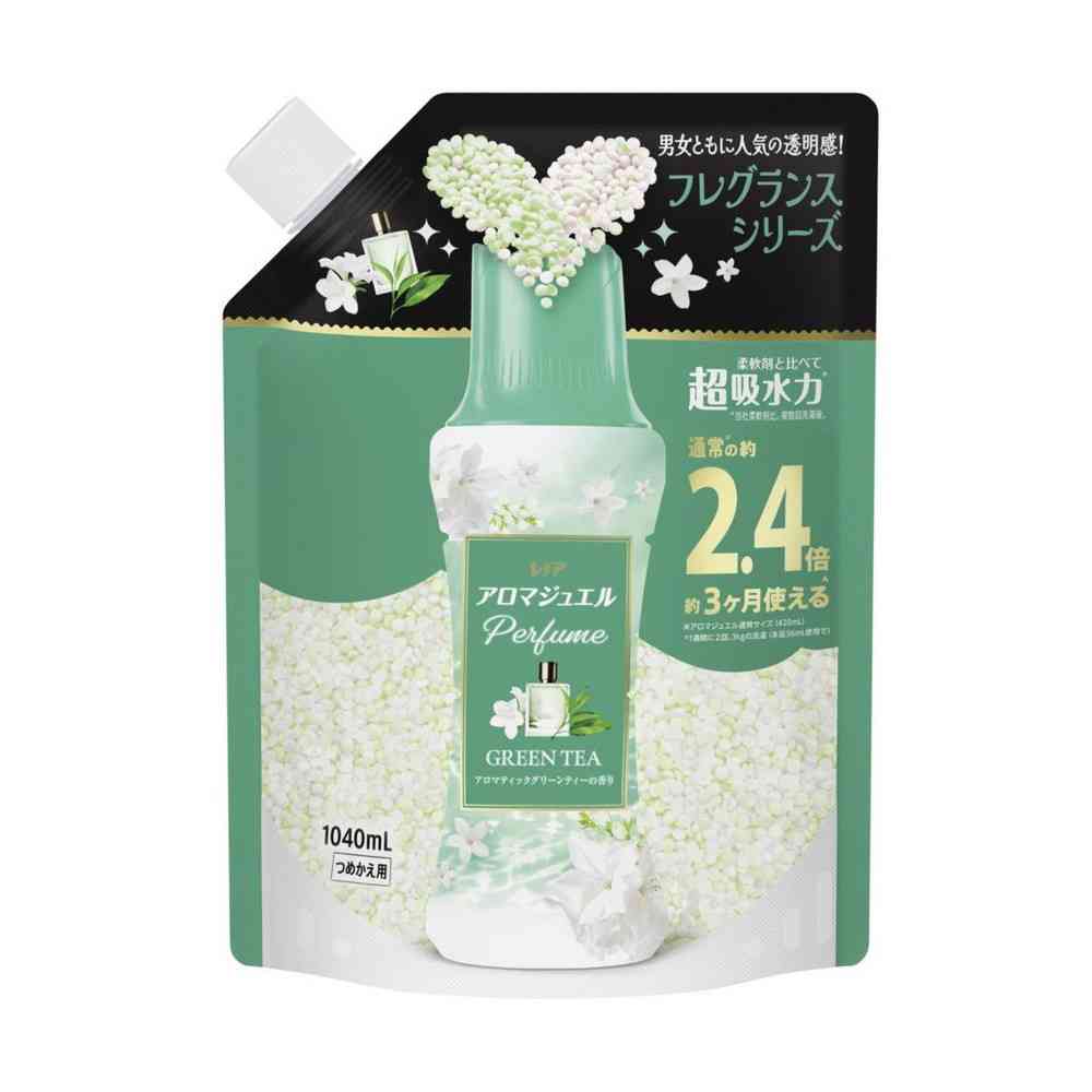 P＆G レノアアロマジュエル グリーンティーの香り つめかえ用 特大サイズ 1040mL 【7個セット】｜サンドラッグe-shop