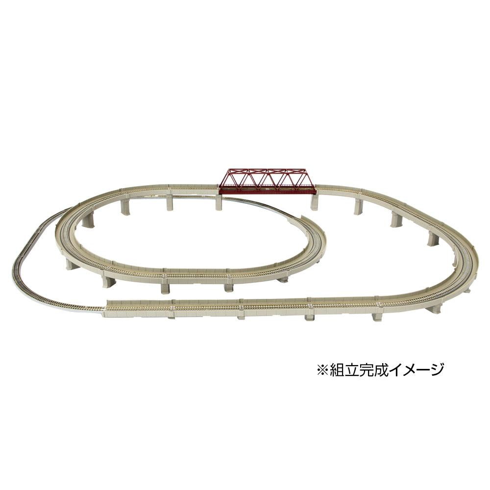 レールセットD 単線立体交差セット R063 【直送品】 返品・キャンセル・他商品と同時購入は不可｜サンドラッグe-shop