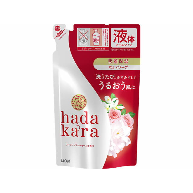 楽天市場】ライオン hadakara（ハダカラ） 泡ボディソープ フローラル