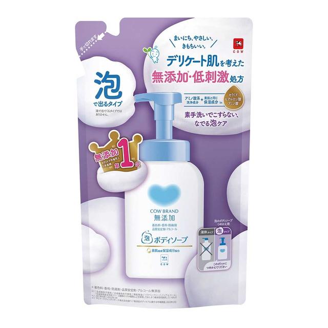 楽天市場】牛乳石鹸 カウブランド 無添加泡の洗顔料 詰め替え用 140ml