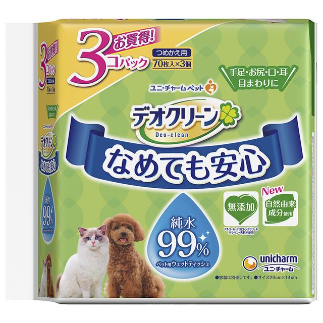 割引価格 ユニ チャーム デオクリーン 体ふきシート 小型犬用 無香 28枚入