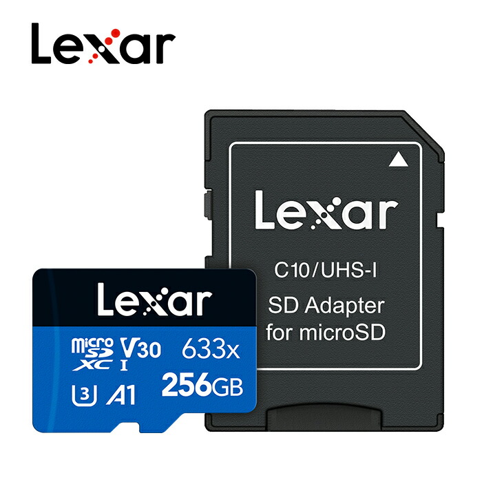 楽天市場】レキサー Lexar High-Performance 633x microSDHC