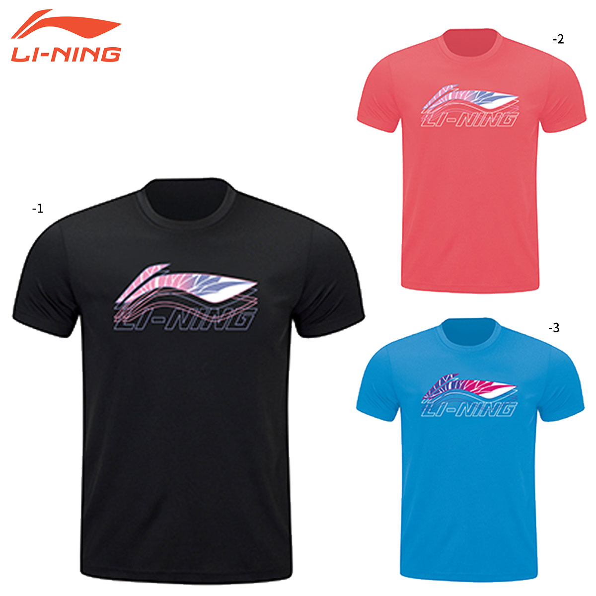 楽天市場】LI-NING AHSR789 トレーニングTシャツ バドミントン
