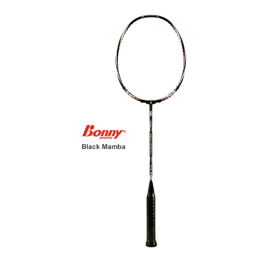 Bonny Black Mamba 30lbs相応う ボニー バドミントン櫂【オススメガット\u0026ガット張り工賃無料】 バドミントン-ラケット-スポーツ・アウトドア