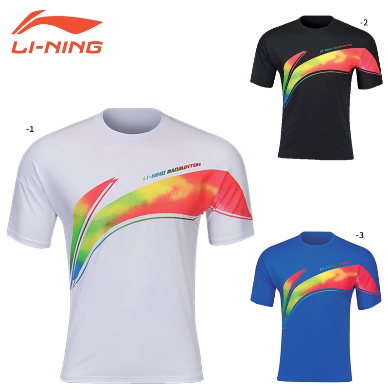 楽天市場】LI-NING AHSR789 トレーニングTシャツ バドミントン