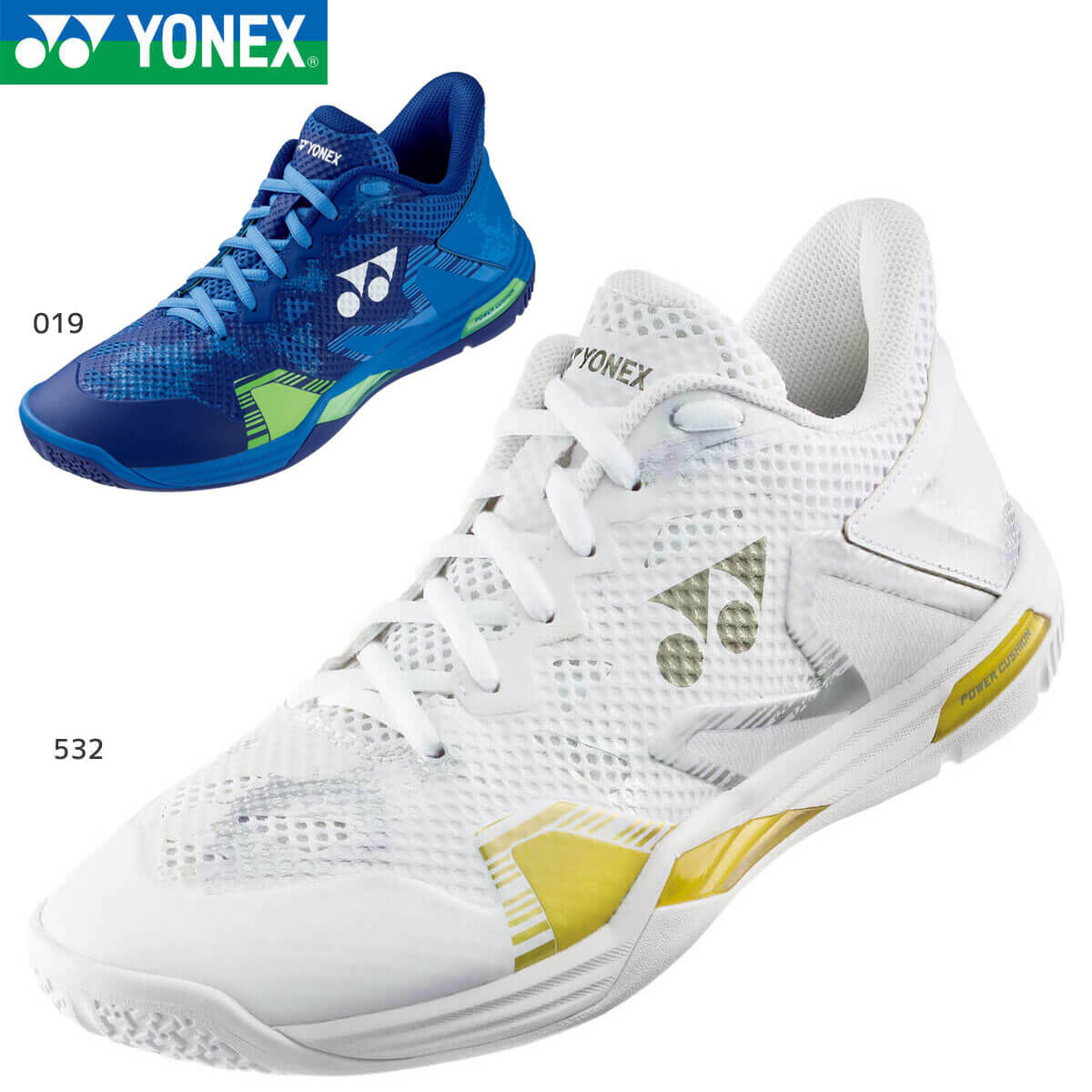 YONEX - バドミントン ヨネックス シューズ SHBELZ3M W/ゴールド26.0cm YONEX バドミントンシューズ サイズ交換往復無料 バドミントン