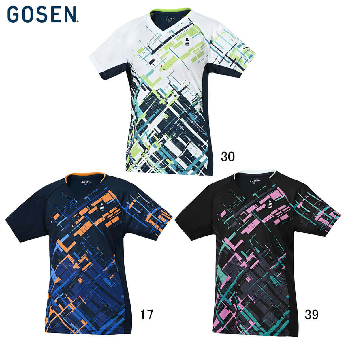 GOSEN T2521 レディースゲームシャツ(レディース) アパレル ウェア バドミントン・テニス ゴーセン 2025SS【日本バドミントン協会審査合格品/メール便可】
