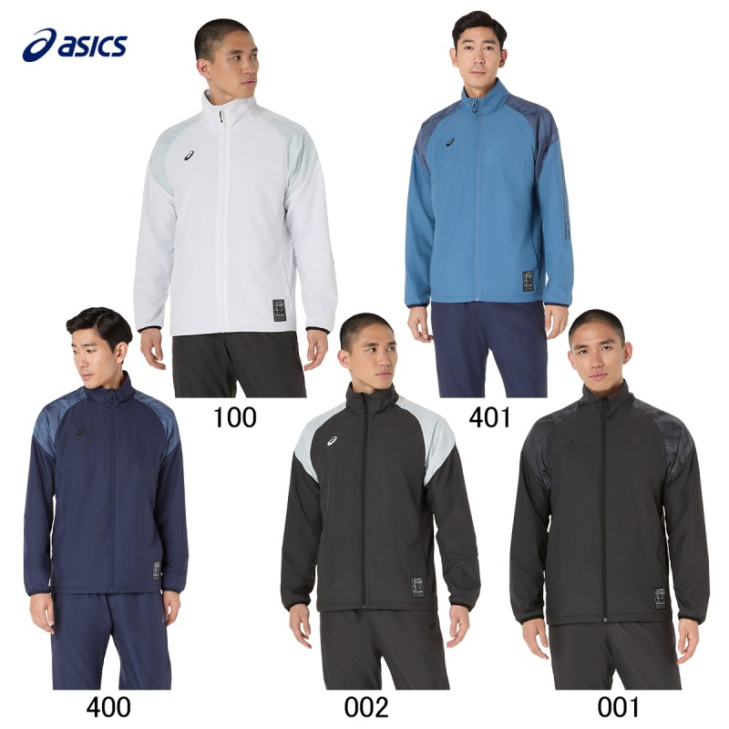 asics 2031F175 裏トリコットグラフィックウインドブレーカージャケット ジャケット(ユニ/メンズ) トレーニング アシックス｜ラケットプロショップ SUNFAST