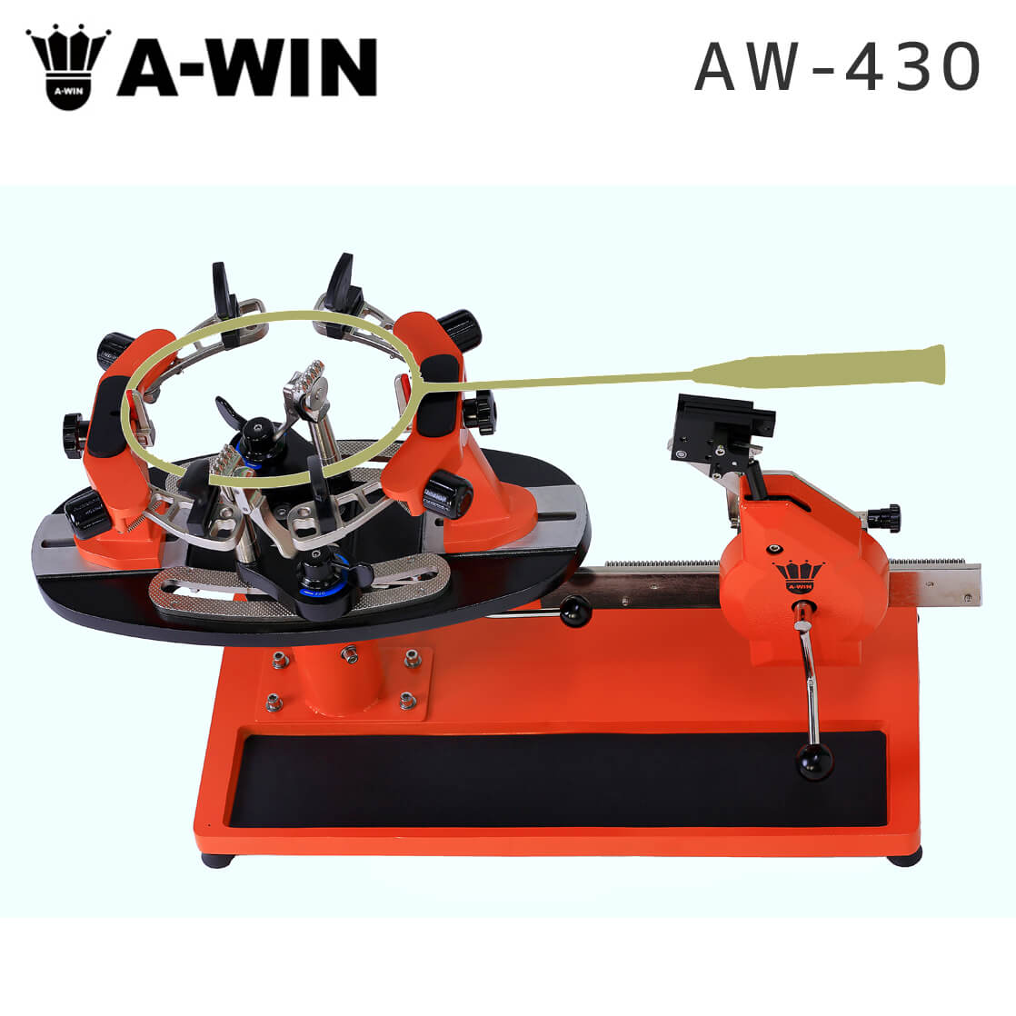 A-WIN AW-430 ハンドル式ガット張り機 ストリングマシン バドミントン