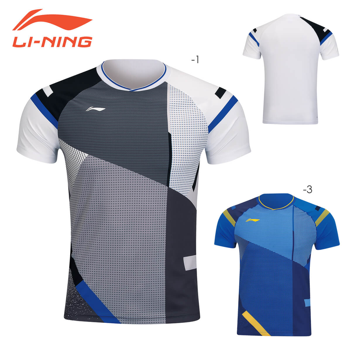 市場 LI-NING バドミントンウェア AHSR796 トレーニングTシャツ