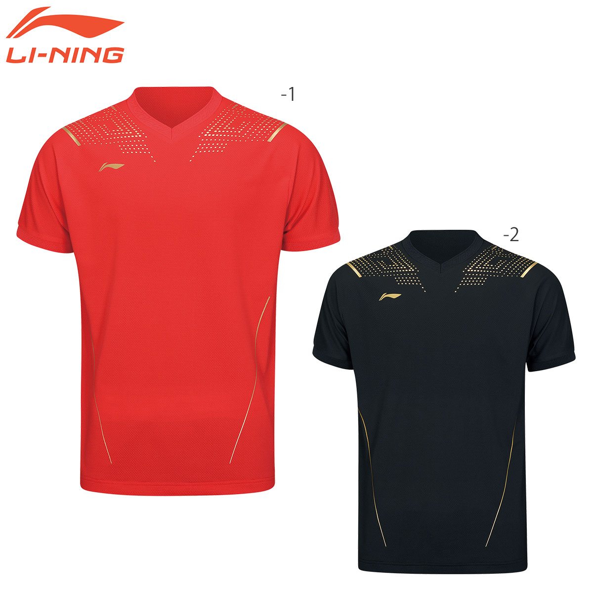 楽天市場】LI-NING AAYQ136 ゲームシャツ バドミントンウェア