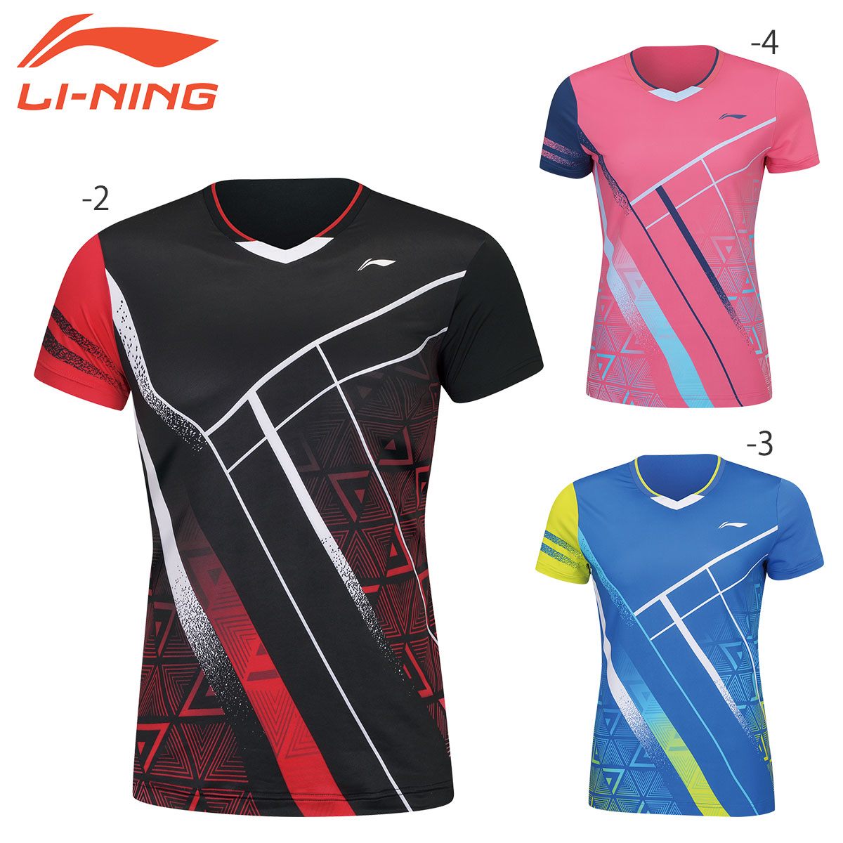 リーニン　Tシャツ　卓球　テニス　バトミントン 楽天市場】LI-NING AHST357 トレーニングTシャツ バドミントン
