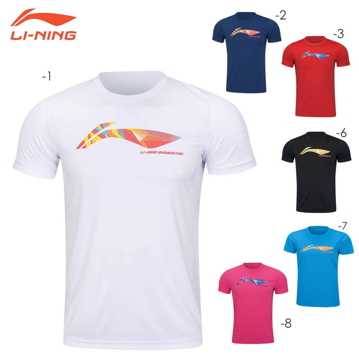 楽天市場】LI-NING AHSR788 トレーニングTシャツ バドミントン