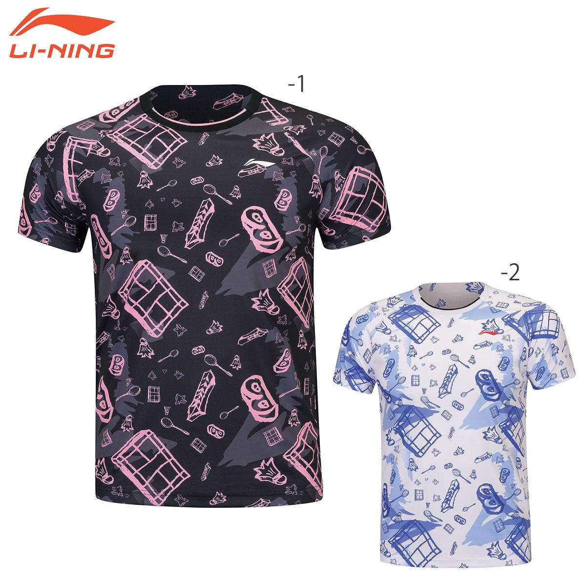 Lining バドミントンバッグ オリンピック限定　Tシャツサービス LI-NING 全日本シニア大会記念Tシャツ ALL JAPAN 2024