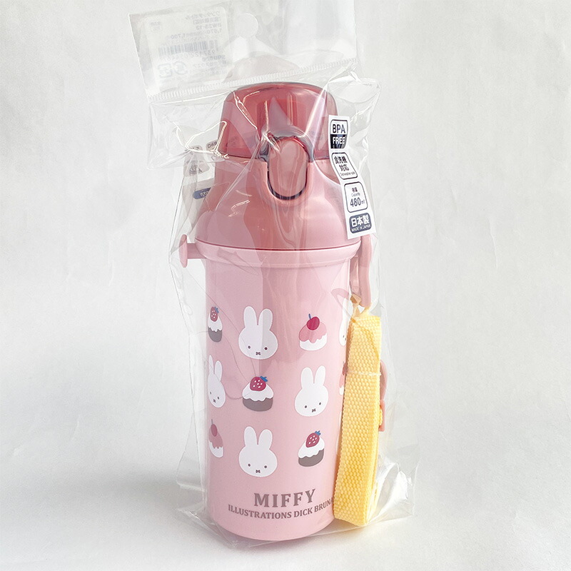 楽天市場】ミッフィー ワンタッチボトル 抗菌 食洗機対応 ピンク