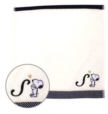楽天市場 イニシャル ｓ ツジセル スヌーピー エレガントイニシャルミニタオルｓ 70 Wh Tj 4010 198 ハンドタオル タオル スヌーピー ピーナッツ キャラクター お祝い 西川リビング かわいい プレゼント サンフェロー