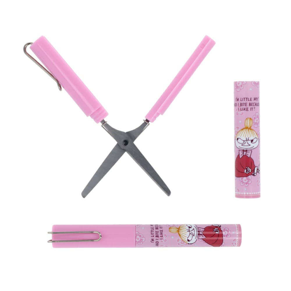 Sun-Star x Moomin STICKYLE Pocket Scissors - Little My (80th Anniversary Edition)