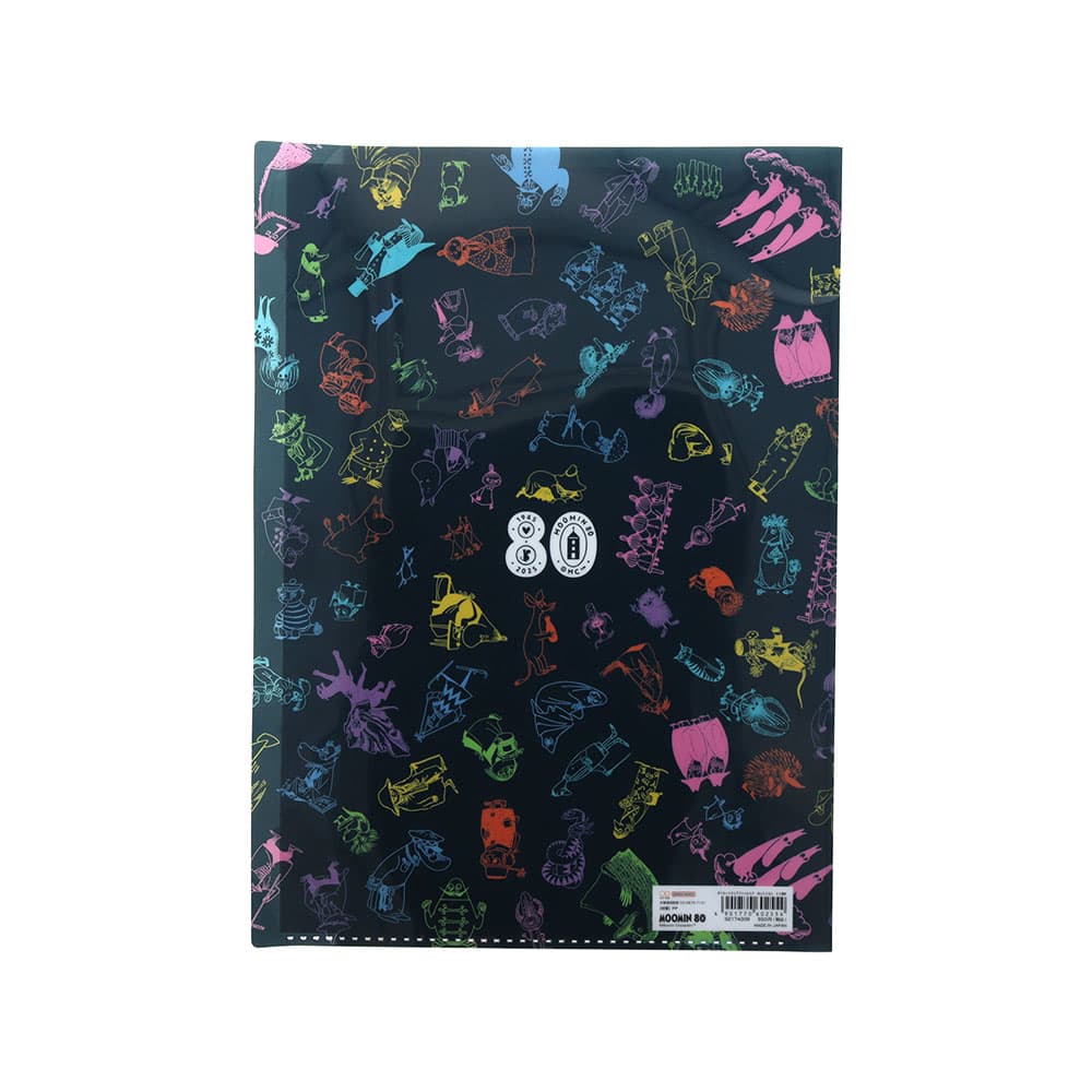 Sun-Star x Moomin 5-Pocket Clear File - Pattern (80th Anniversary Edition)