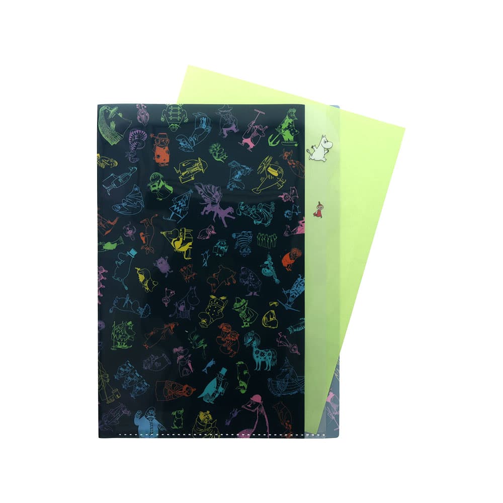 Sun-Star x Moomin 5-Pocket Clear File - Pattern (80th Anniversary Edition)