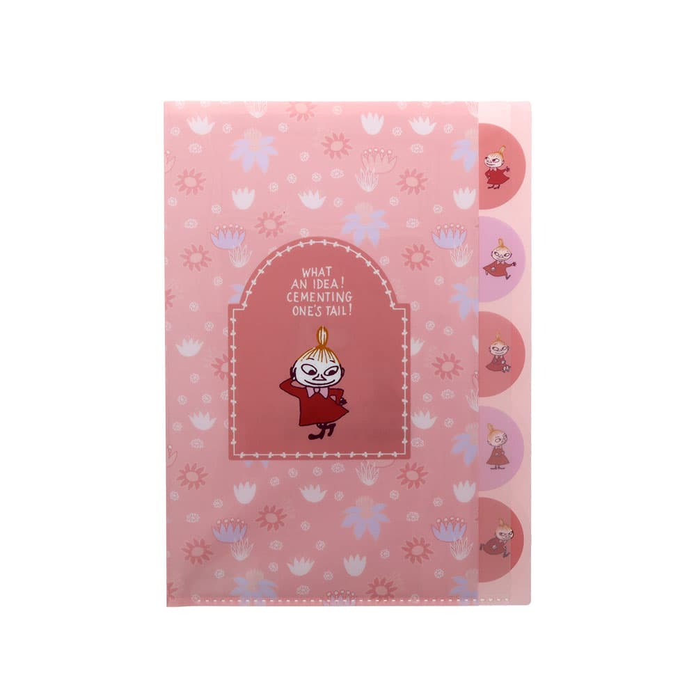Sun-Star x Moomin 5-Pocket Clear File - Little My (80th Anniversary Edition)