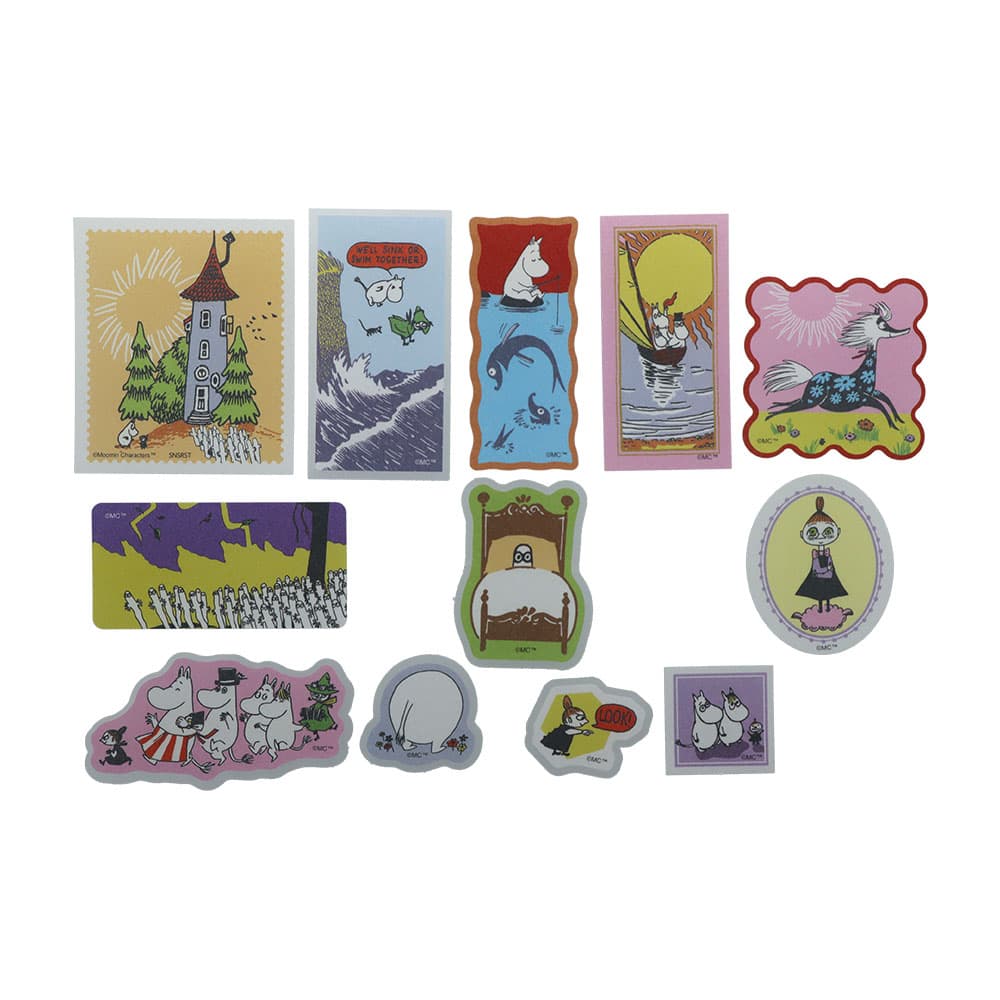 Sun-Star x Moomin Sticker Set - Pink (80th Anniversary Edition)