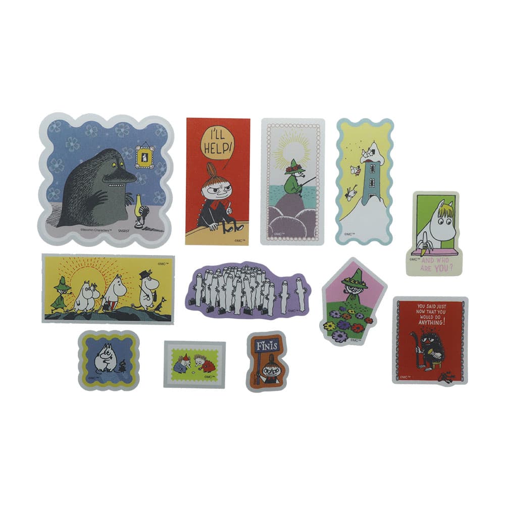 Sun-Star x Moomin Sticker Set - White (80th Anniversary Edition)