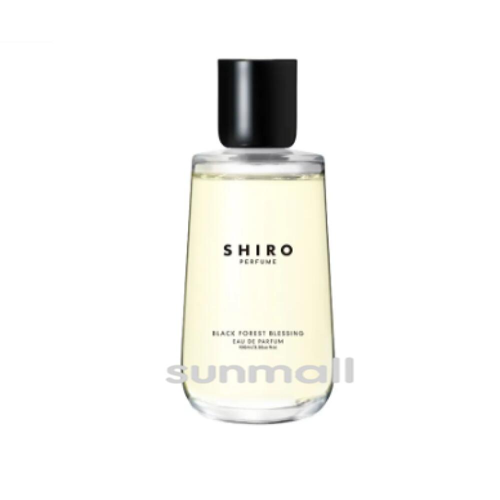 shiro シロ BLACK FOREST BLESSING 黒いこと フォレスト ブレッシング オードパルファン100mL／オードパルファン 置き目品  第四次元とともに上がり下がりする芳ばしさのグラデーション ハーバル ムスク 琥珀色 差し上げ物 差し上げ物 香料50ml shiro香料 一般受け