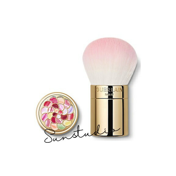 Guerlain メテオリットパウダー & ブラシセット ゲランのフェイスパウダー「メテオリット ビーユ」に限定ミニ