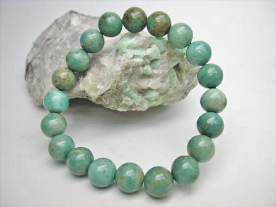 【ブレスレット】 エメラルド Φ10.4±0.2mm 【一点物】