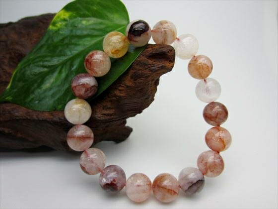 楽天市場】【ブレスレット】ヘマタイトインクォーツ品質AAAΦ13.3