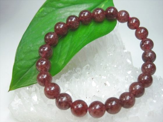 楽天市場】【均一ブレスレット】ミックスストロベリークォーツ品質