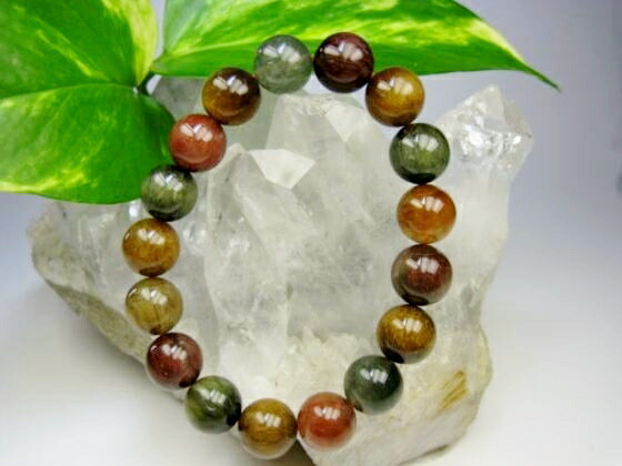 MIXルチルクォーツ12.5mm パワーストーン ミックスルチル - 念珠ドットコム